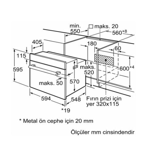 SİEMENS HB514FBR1T İQ300 SİYAH FIRIN