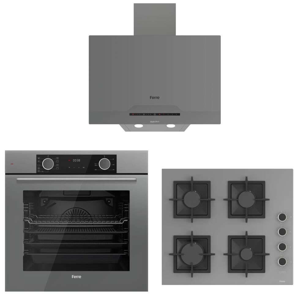 Ferre Gri Ankastre Set (D065-SA - SC208 FA - XE63CPR Fryart Airfry)