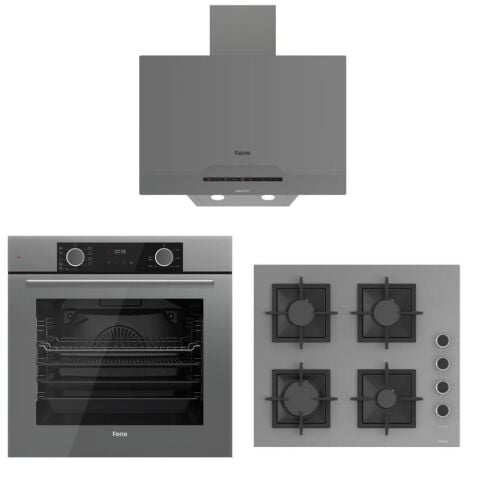 Ferre Gri Ankastre Set (D065-SA - SC208 FA - XE63CPR Fryart Airfry)