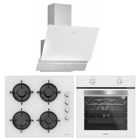 SİLVERLİNE BEYAZ ANKASTRE SET  (3450 SLİM LİNE , CS5349W01, BO6501W01)