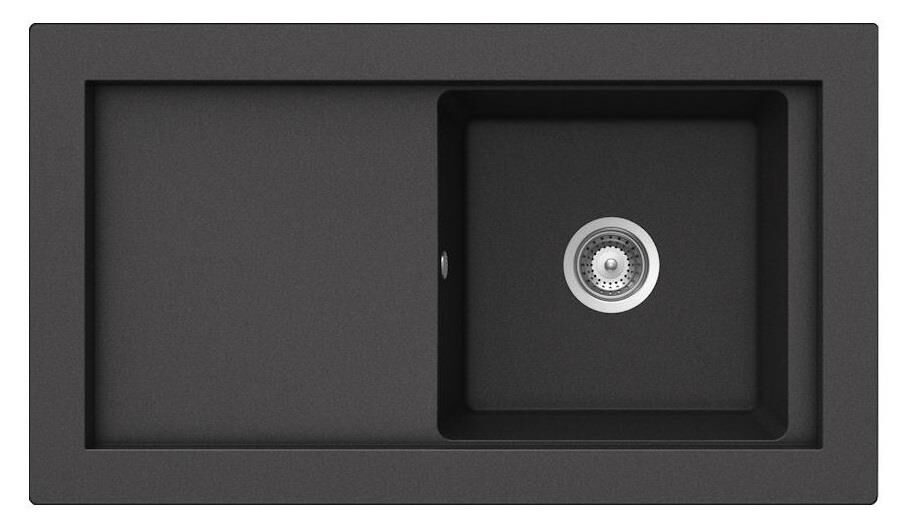 TEKA AURA 45 B TG SİYAH TEZGAHÜSTÜ GRANİT EVYE