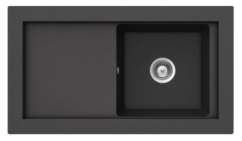 TEKA AURA 45 B TG SİYAH TEZGAHÜSTÜ GRANİT EVYE