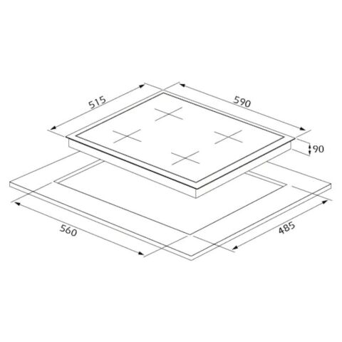 Silverline AS5380X01 İnox Döküm Izgaralı Ocak