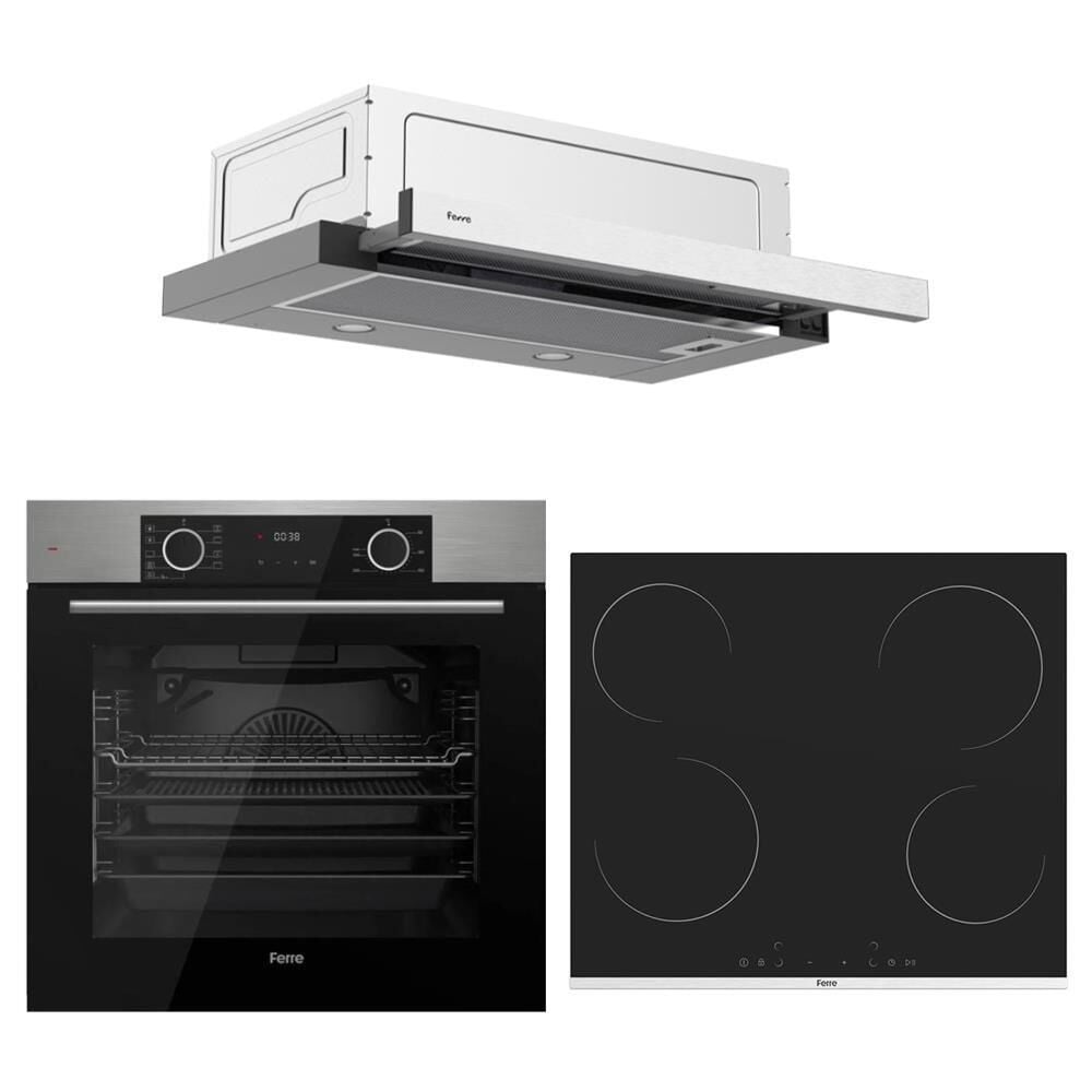 Ferre İnox Ankastre Set (D038 - MS261 - XE63MI Fryart Airfry )