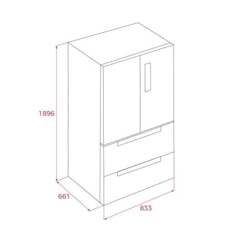 Teka RFD 77825 GBK EU Solo Buzdolabı
