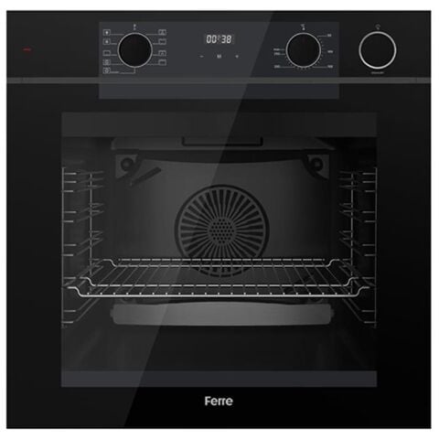 Ferre Siyah Ankastre Set (D063 SA  - SC405 WFA - QEP64CS Fryart Steam & Airfry )