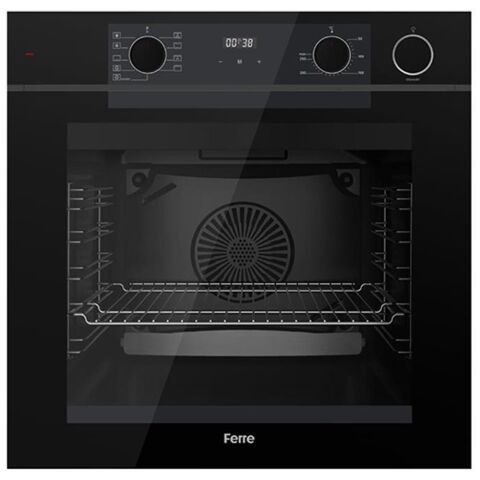 Ferre Siyah Ankastre Set (D063 SA  - SC405 WFA - QEP64CS Fryart Steam & Airfry )