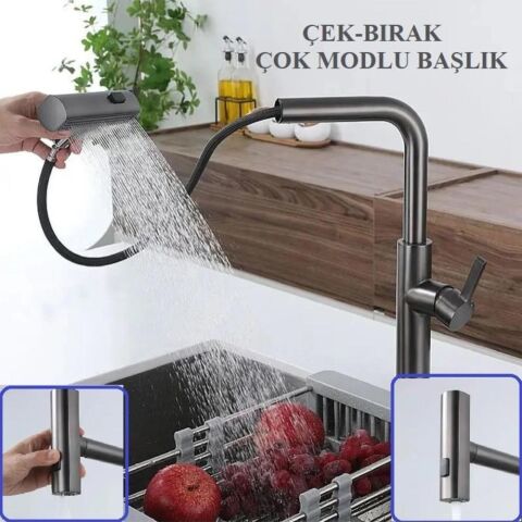 Rena Antrasit Çok Modlu Spiralli Evye Bataryası