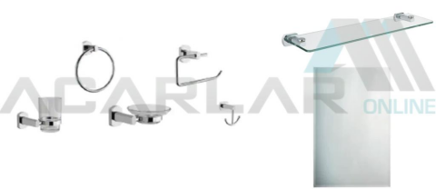 VİTRA ARTEMA EASY 7'Lİ BANYO AKSESUAR SETİ A44965