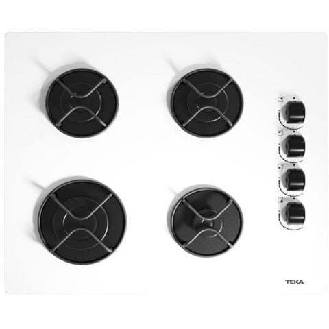 Teka GBE 64002 KBC WH Beyaz Cam Ankastre Ocak