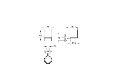 Q-Line Diş Fırçalık A44993