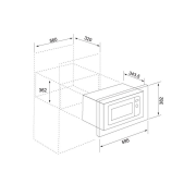 SILVERLINE MW9024S01 ANKASTRE MİKRODALGA FIRIN