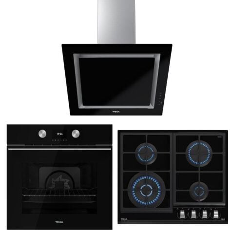 Teka Urban Serisi Siyah Set(DLV 68660 - GZC 64320 XBC BK - HLB 8600 BK)