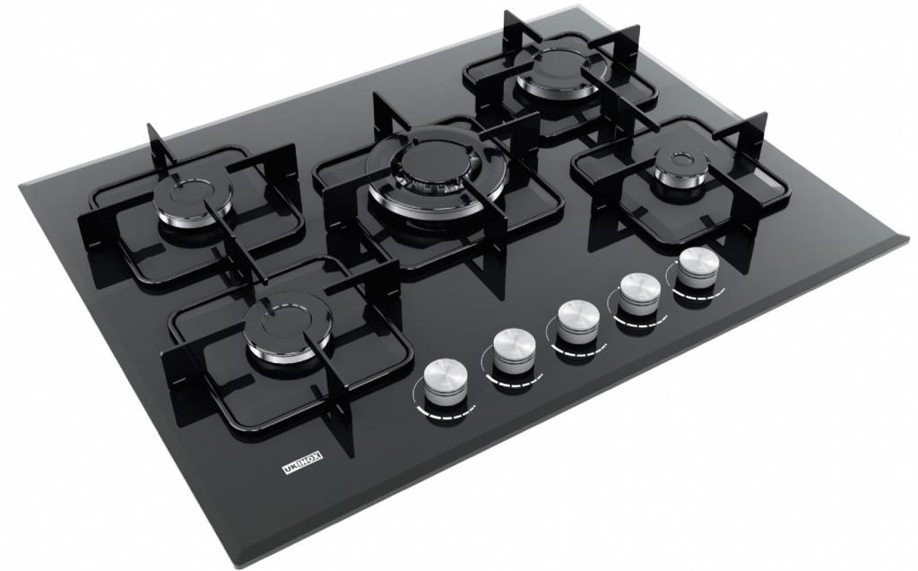UKİNOX ARES 70 SİYAH ANKASTRE OCAK (5 GÖZLÜ, WOK GÖZLÜ)