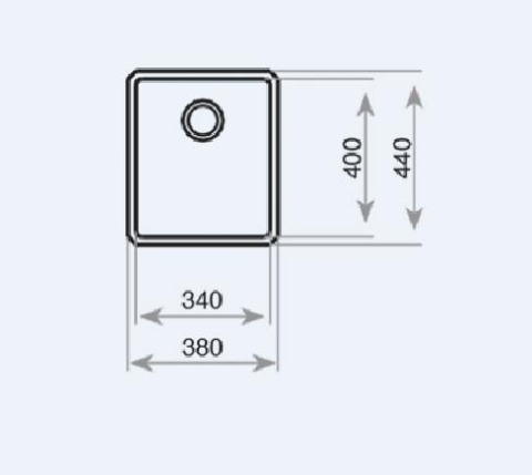 TEKA LİNEA 34.40 TEZGAHALTI PASLANMAZ ÇELİK MUTFAK EVYESİ