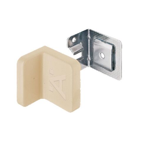 Hafele WCH04 L Dolap Askı Elemanı Krem Vidalı