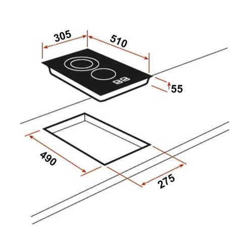 Teka EFX 30 2G AI AL Ocak