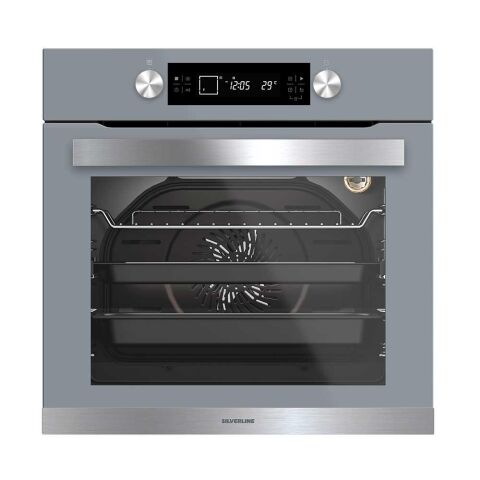 Silverline 14 Programlı BO6505S01 S5 Gri Ankastre Fırın