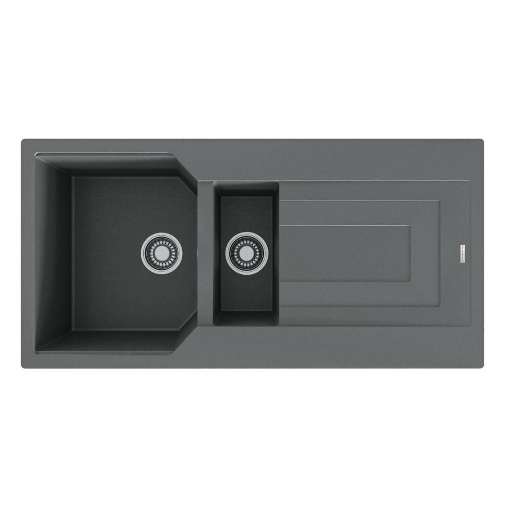 Blackstone ZEUGMA 50X100 CM 1,5 Göz Gri Granit Evye