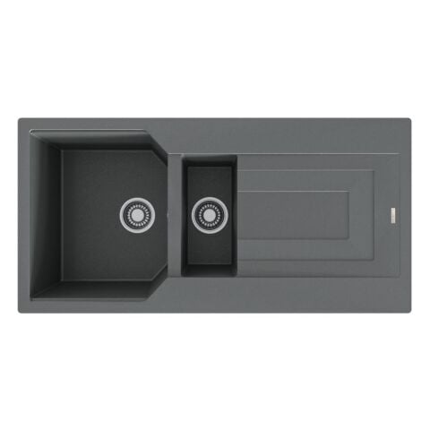 Blackstone ZEUGMA 50X100 CM 1,5 Göz Gri Granit Evye