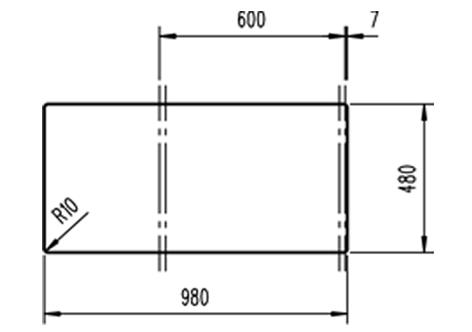 Teka Stone 60 B-TG 1½B 1D Beyaz Granit Evye