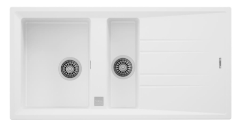 Teka Stone 60 B-TG 1½B 1D Beyaz Granit Evye