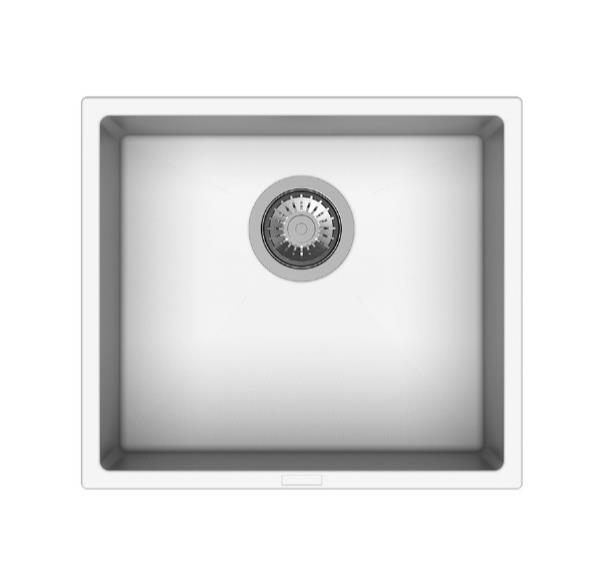 UKİNOX MAGIC SALSA BEYAZ TEZGAHALTI GRANİT MUTFAK EVYESİ