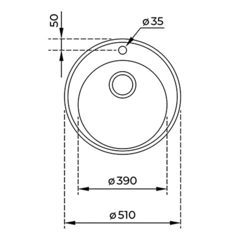 Teka Centroval 45 Paslanmaz Çelik Evye