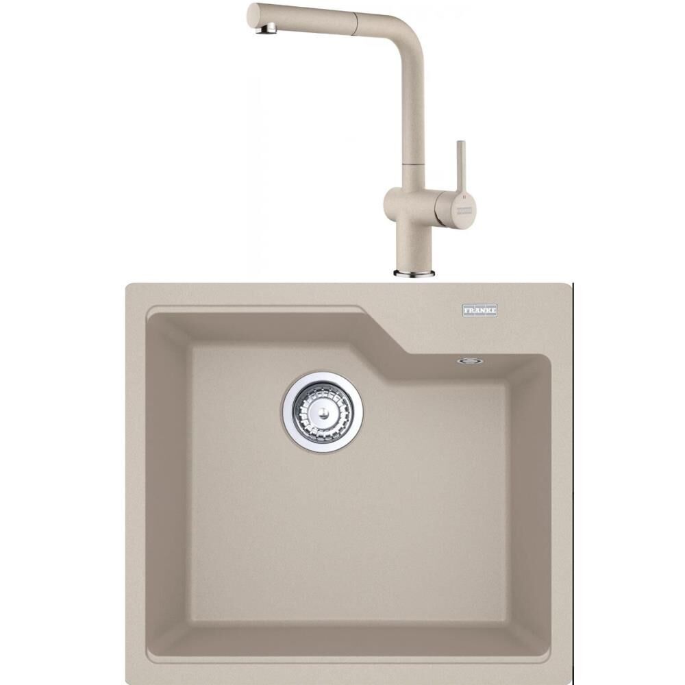 Franke URBAN UBG 610-56 Sahara Granit Evye Active Plus Doccia 2.0 Batarya Set