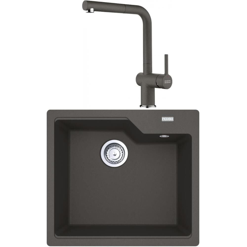 Franke URBAN UBG 610-56 Slate Grey Granit Evye Active Plus Doccia 2.0 Batarya Set