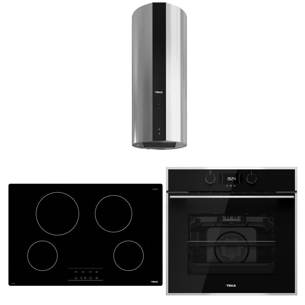 Teka Siyah Ankastre Set (HLB 840 SS BK -TB 770- CC 485)