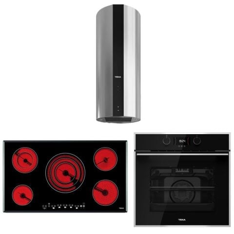 Teka Siyah Ankastre Set (HLB 840 SS BK -TR 951- CC 485)