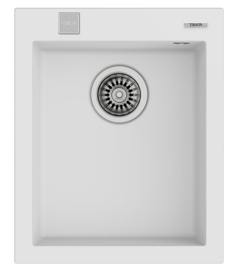 Teka Forsquare 34.40 TG Tezgah Üstü Beyaz Granit Evye