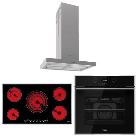 Teka Siyah Ankastre Set (HLB 840 SS BK -TR 951- DH4 ISLA)