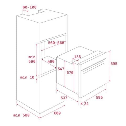 Teka Siyah Ankastre Set (HLB 840 SS BK -TR 951- DH4 ISLA)