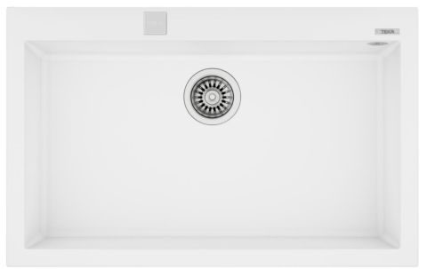 Teka Forsquare 72.40 TG Tezgah Üstü Beyaz Granit Evye