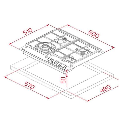 Teka Urban Serisi Gri Set(DLV 68660 ST, GZC 64320 ST,HLB 8600 ST )