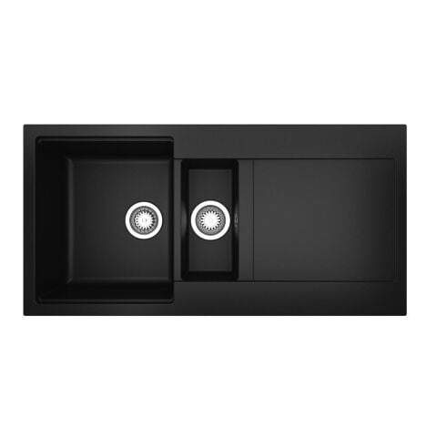 Teka CLİVO 60 B TQ 1/2 B 1D 1,5 Gözlü ONYX BLACK Granit Evye