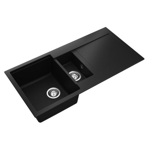 Teka CLİVO 60 B TQ 1/2 B 1D 1,5 Gözlü ONYX BLACK Granit Evye