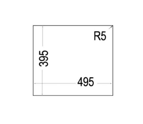 Teka Square 50.40 TG Tezgah Altı Gri Granit Mutfak Evyesi