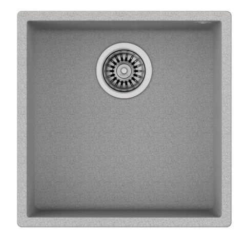 Teka Square 40.40 TG Tezgah Altı Gri Granit Evye