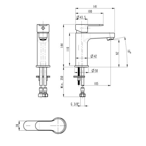 BİEN CAPRİ LAVABO BATARYASI