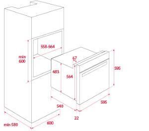 Teka HAK 627 BK Siyah Fırın