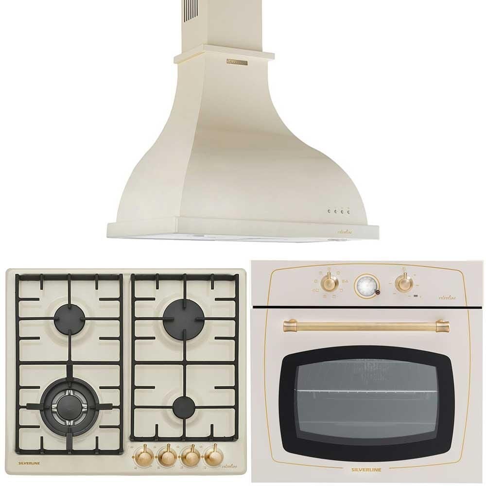 Silverline Bej Rustik Set ( RS6235C03-RS5322C01-2238 60 cm Bej)