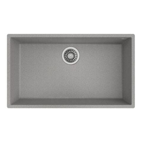Teka Square 72.40 TG Tezgah Altı Gri Granit Evye