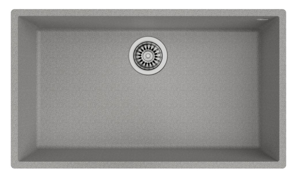 Teka Square 72.40 TG Tezgah Altı Gri Granit Evye