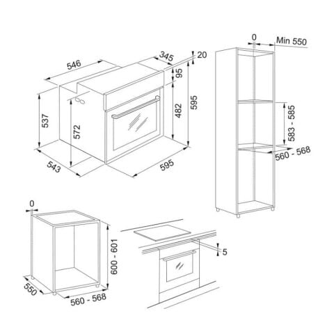 Franke FMY 99 P BK Mythos TFT Pirolitik Siyah Ankastre Fırın