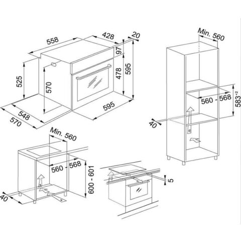 Franke Siyah Ankastre Set (FPJ 915 V BK A - FHMR 905 3I 1  - FSL 86 H BK)