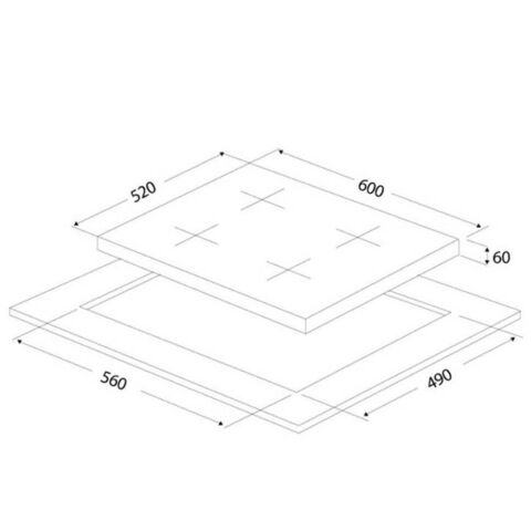 Ukınox Gri Smart Set  (Fairy 60 Gri Davlumbaz-Ares 60 Gri Ocak-Smart 8801 Gri Fırın)