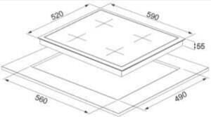 Silverline Siyah Eko Ankastre Set (3420 Classy 60 cm - CS5349B01 - BO6501B01)